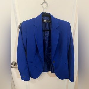 Zara Cobalt Blazer | US 4